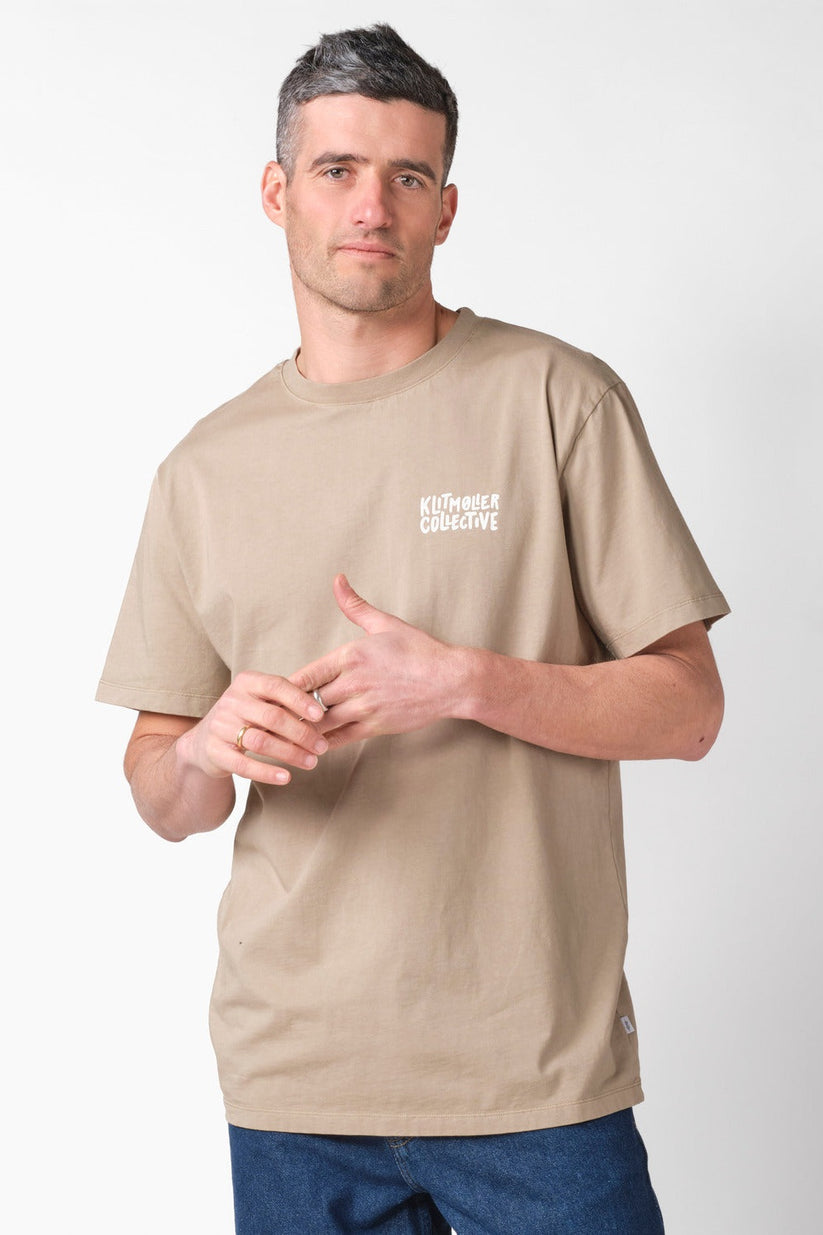 Klitmøller Collective M Adi T-Shirt Cashew