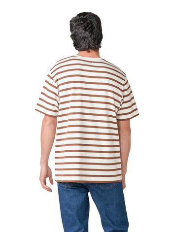 Klitmøller Collective M Mateo Tee Ocs Cream/Taupe