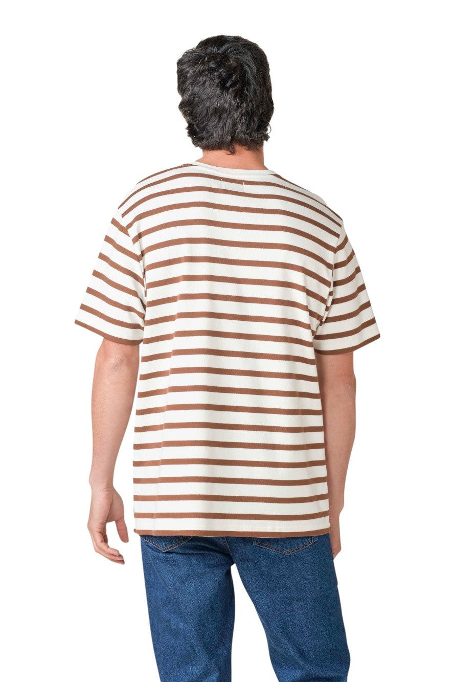 Klitmøller Collective M Mateo Tee Ocs Cream/Taupe