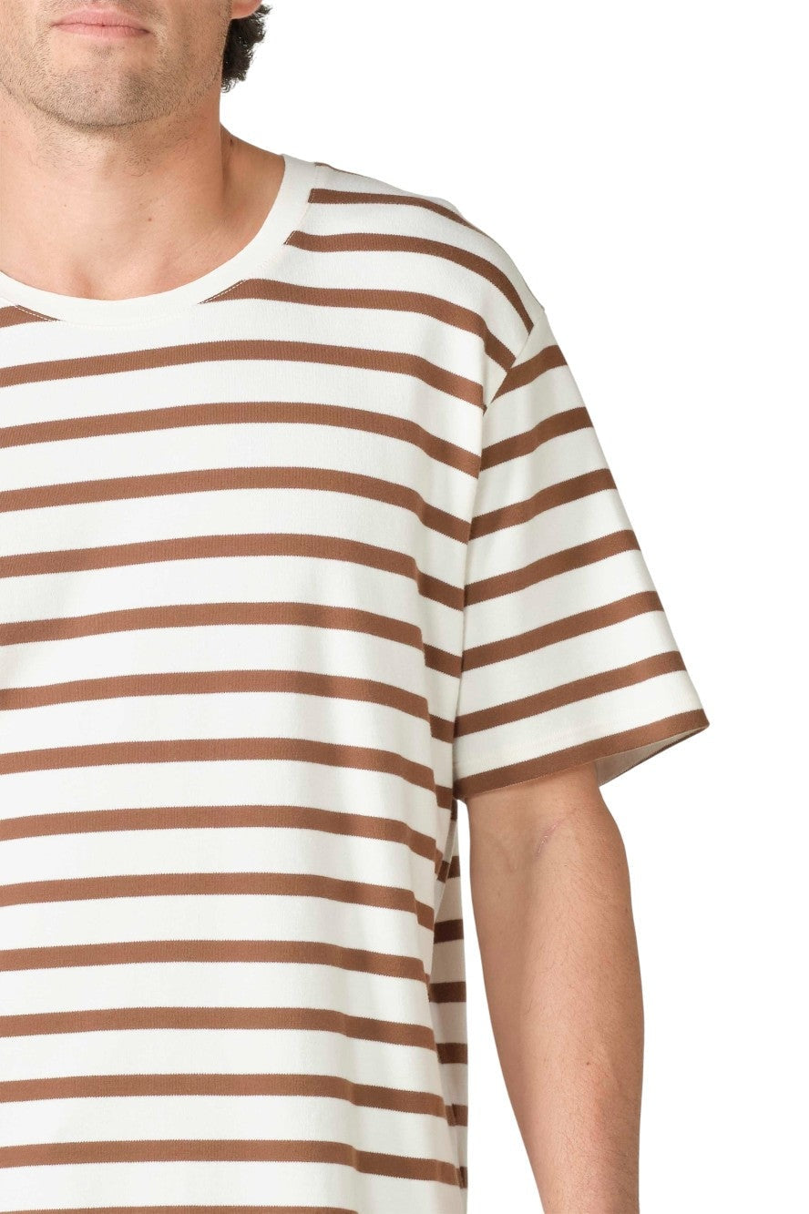 Klitmøller Collective M Mateo Tee Ocs Cream/Taupe