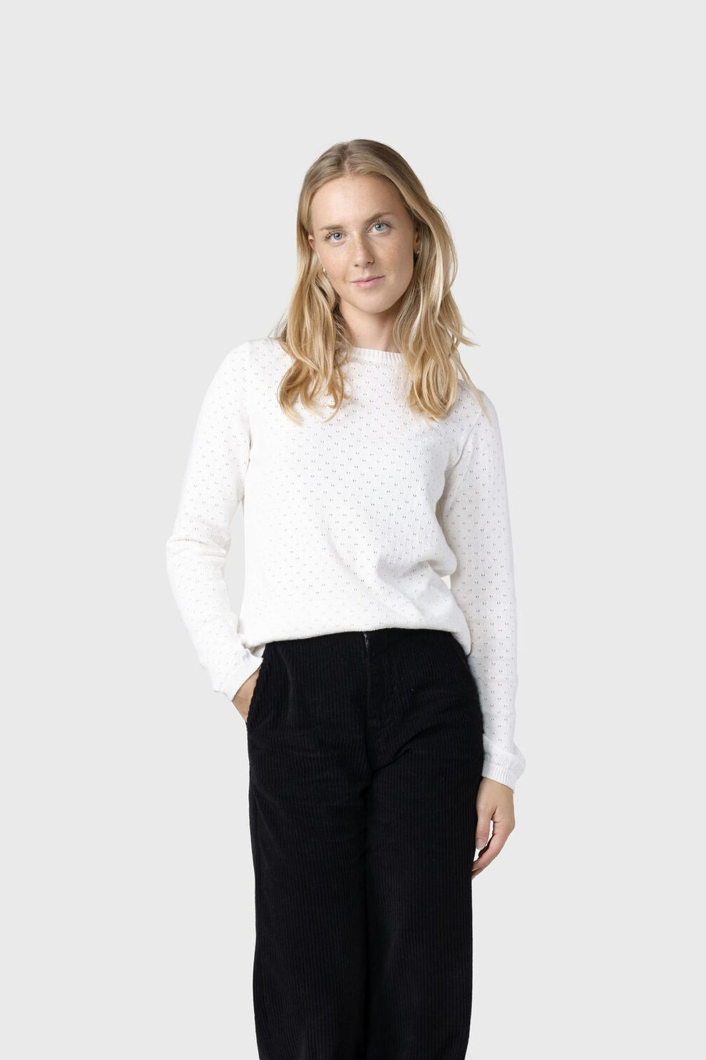 Klitmøller Collective W Birla Knit Gots Cream