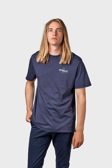 Klitmøller Collective M Mens Small Logo Tee Ocs Navy