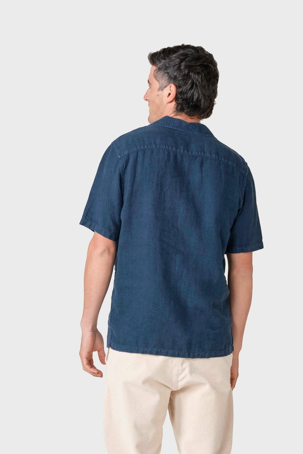 Klitmøller Collective M Birger S/S Linen Navy