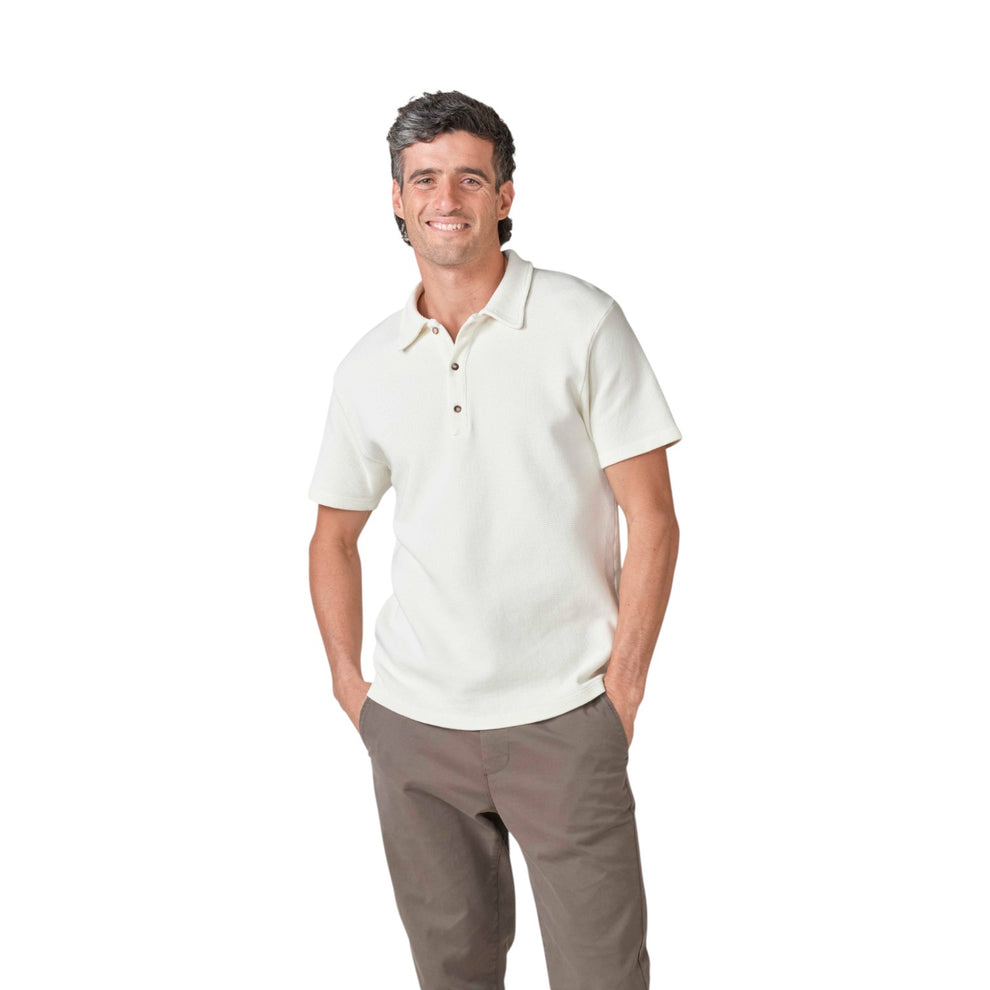 Klitmøller Collective M Banks Polo Tee Cream