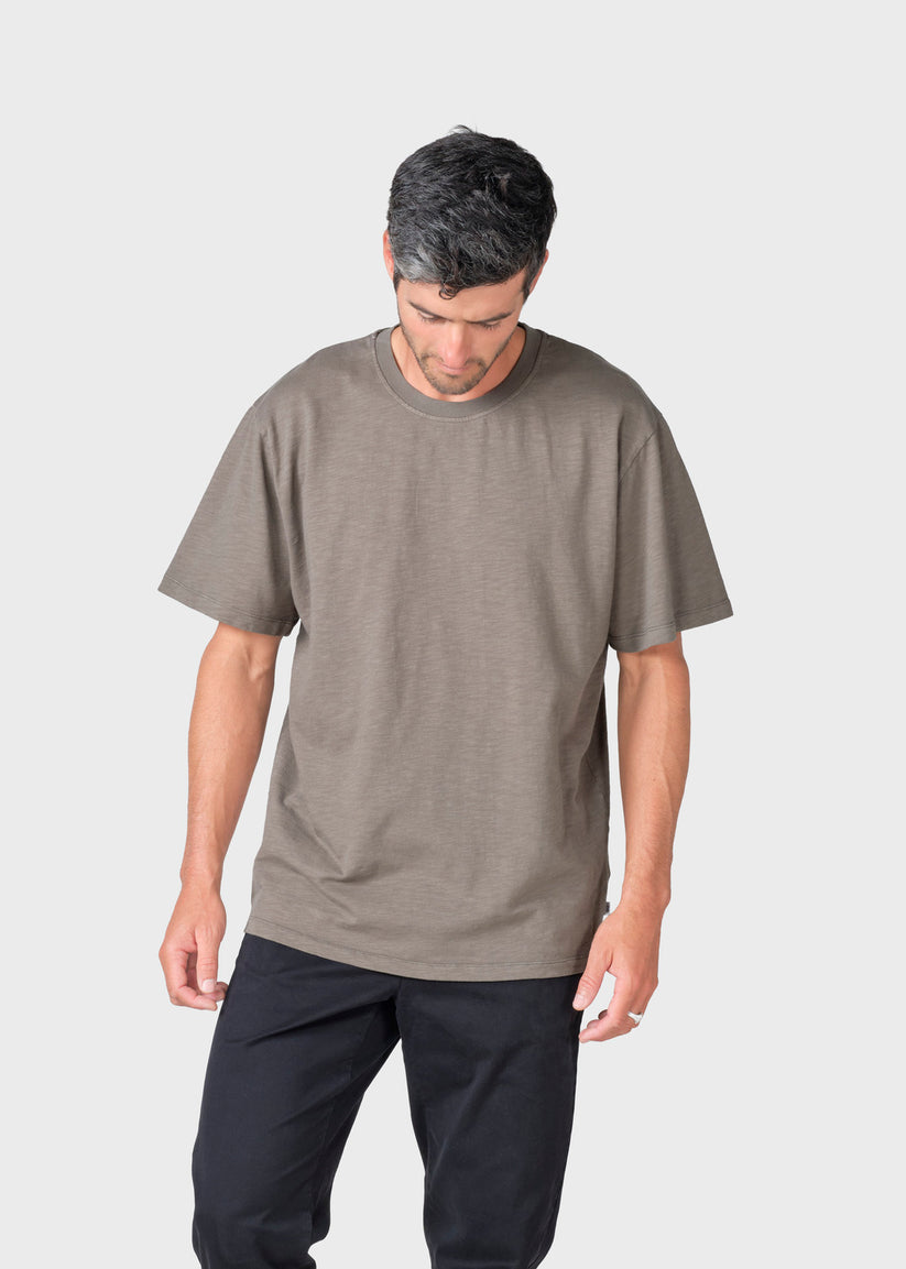 Klitmøller Collective M Leon T-Shirt Taupe