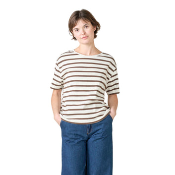 Klitmøller Collective W kelly Tee Cream Taupe