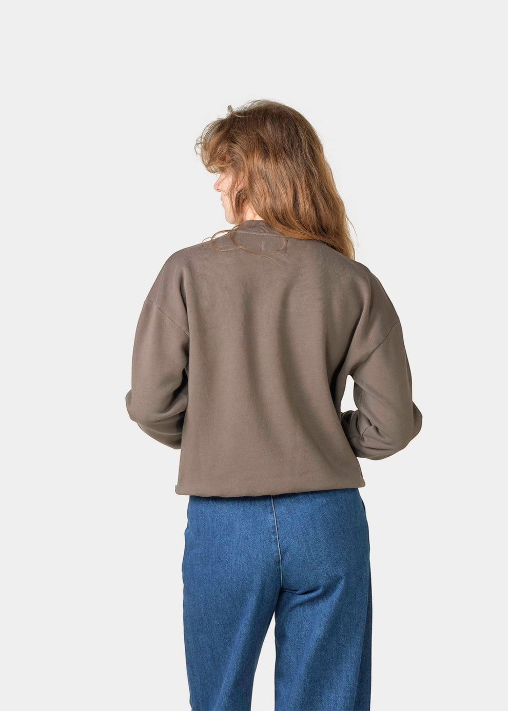 Klitmøller Collective W Blossom Sweat Taupe Cream
