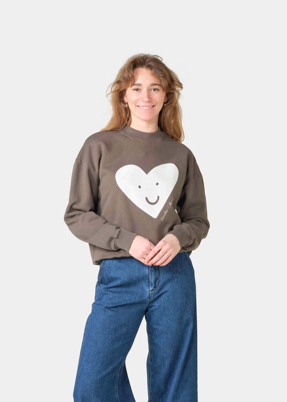 Klitmøller Collective W Blossom Sweat Taupe Cream