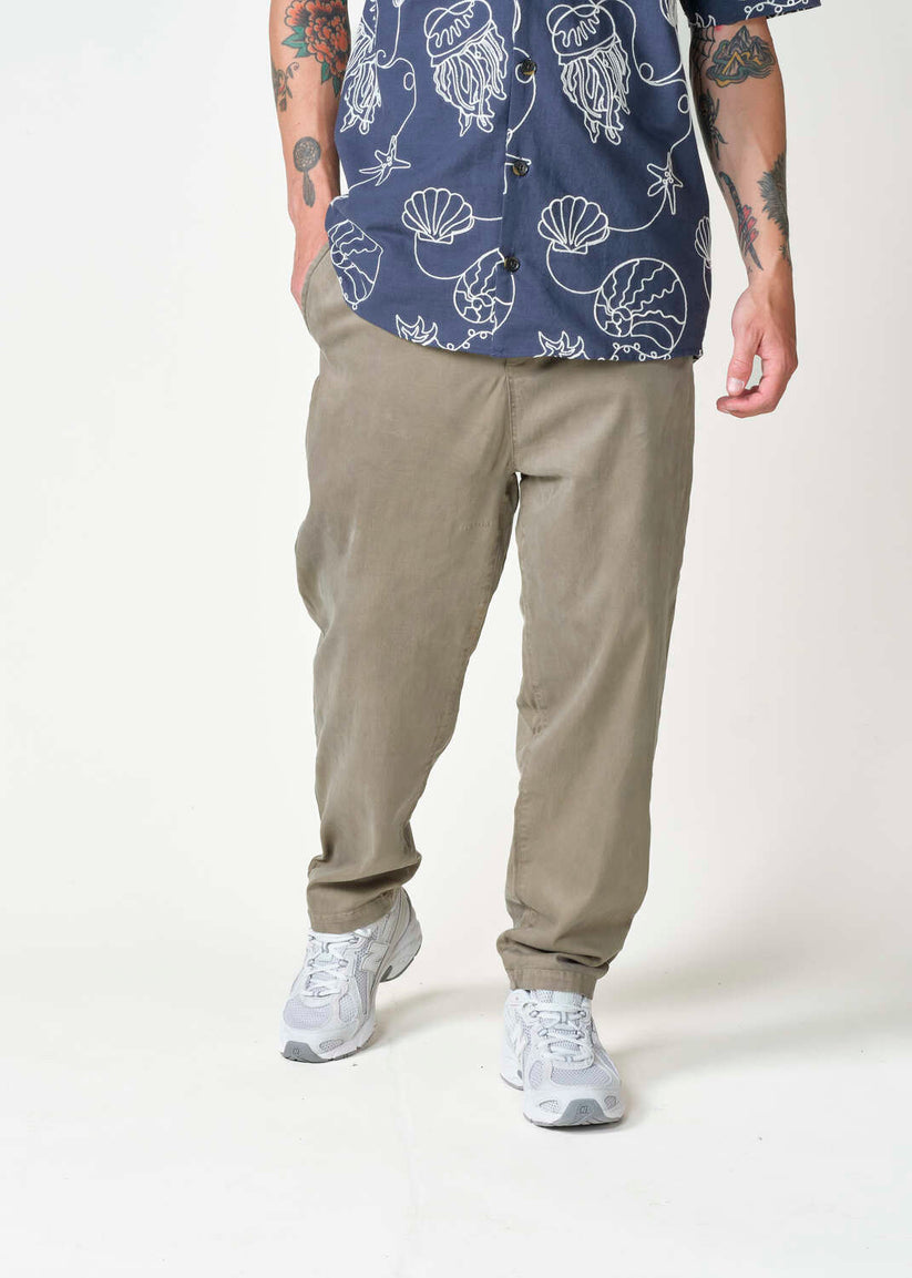 Klitmøller Collective M Paul Twill Bukser Cashew