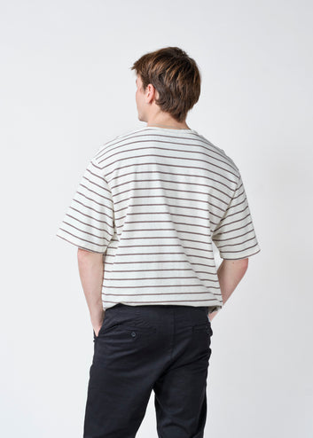 Klitmøller Collective M Peter Tee Cream/Taupe