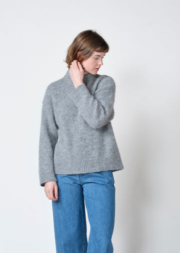 Klitmøller Collective W Linden Knit Light Grey