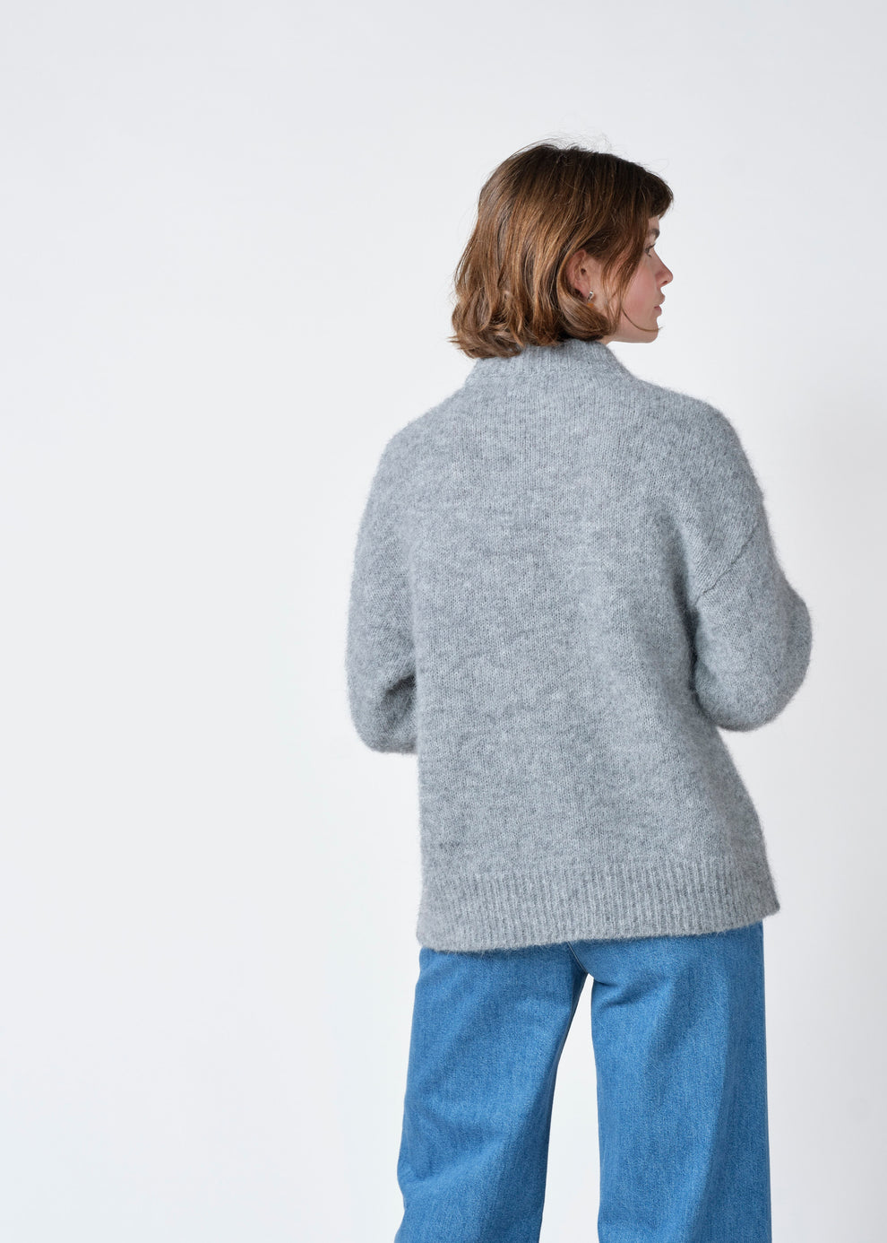 Klitmøller Collective W Linden Knit Light Grey