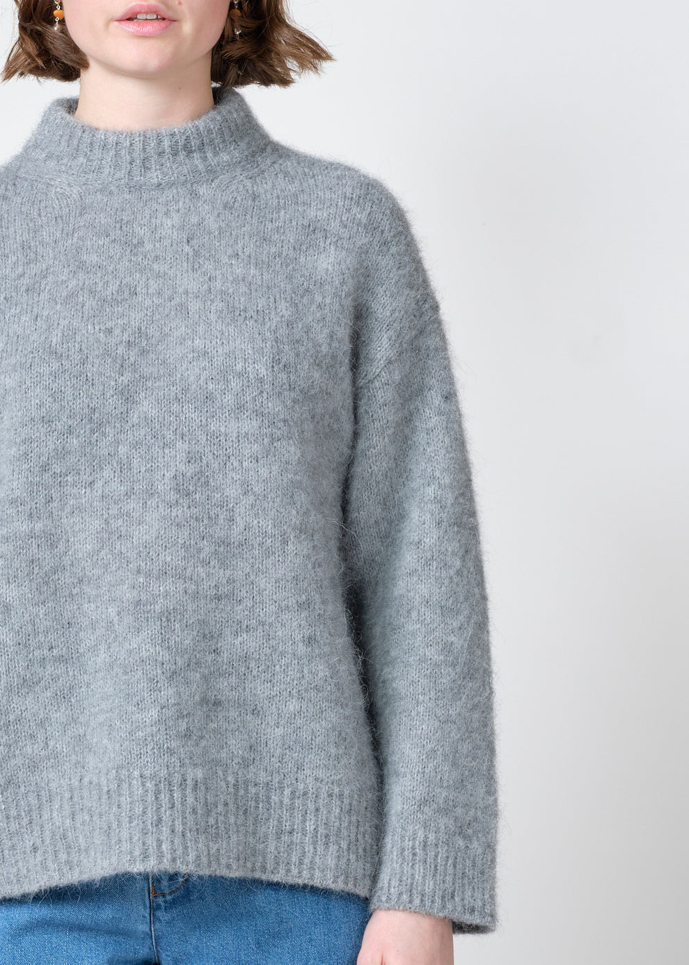 Klitmøller Collective W Linden Knit Light Grey