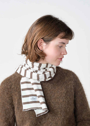 Klitmøller Collective U Mateo Long Scarf Cream/Taupe