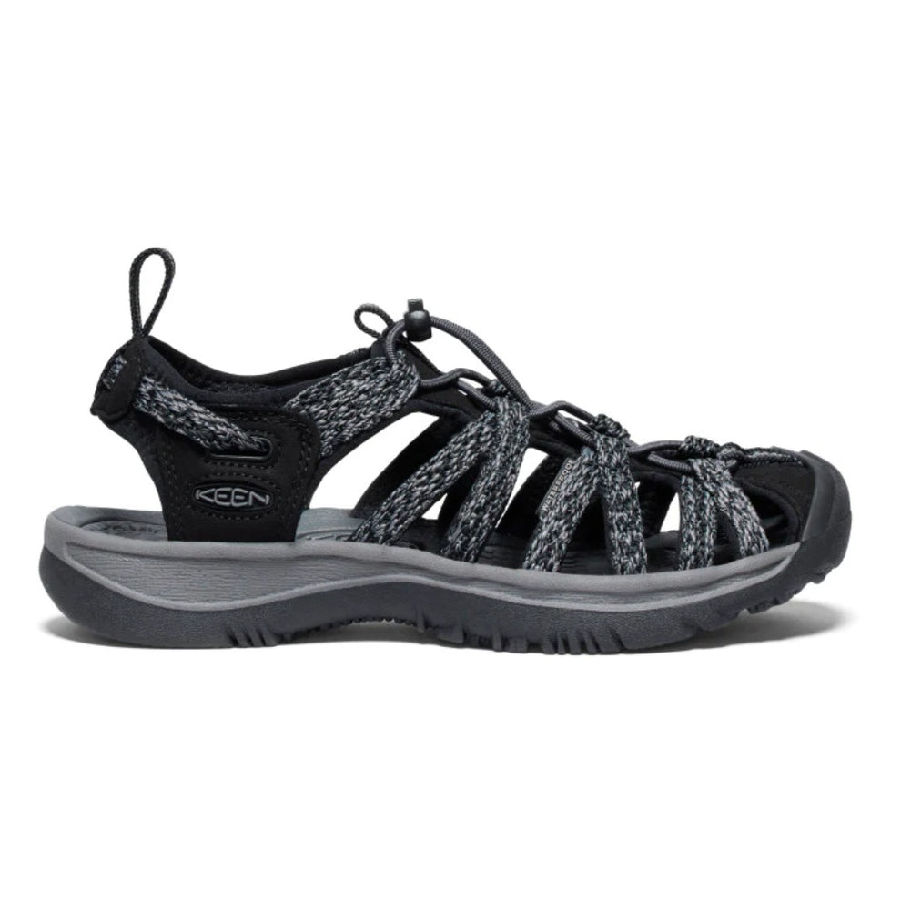 Keen W Whisper Sandal Black Steel Grey
