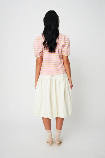 CRAS W Kleocras T-shirt Pink stripe