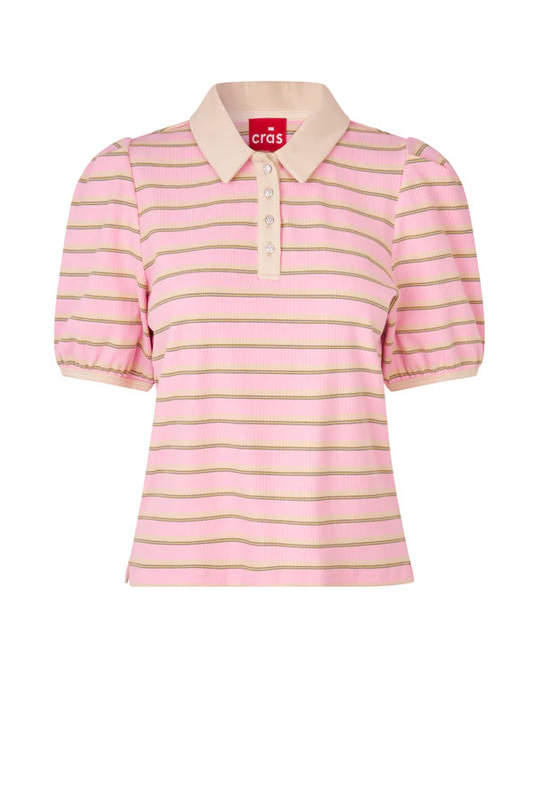 CRAS W Kleocras T-shirt Pink stripe