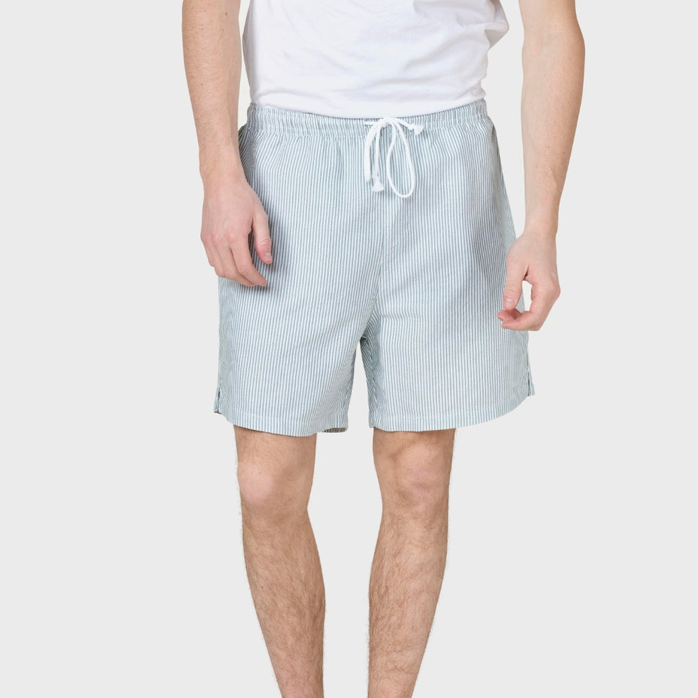 Klitmøller M Bertram Shorts Hvid/Mos Grøn