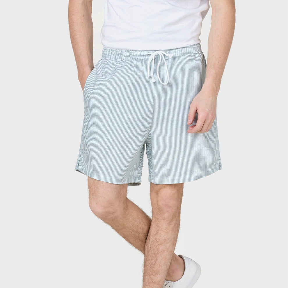 Klitmøller M Bertram Shorts Hvid/Mos Grøn