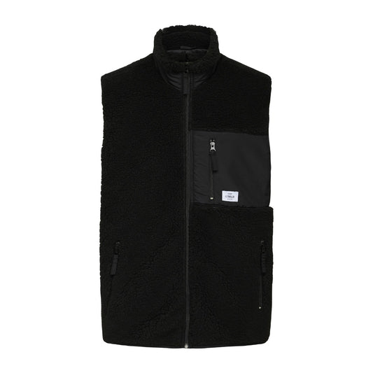 Klitmøller M Mens Fleece Vest Black