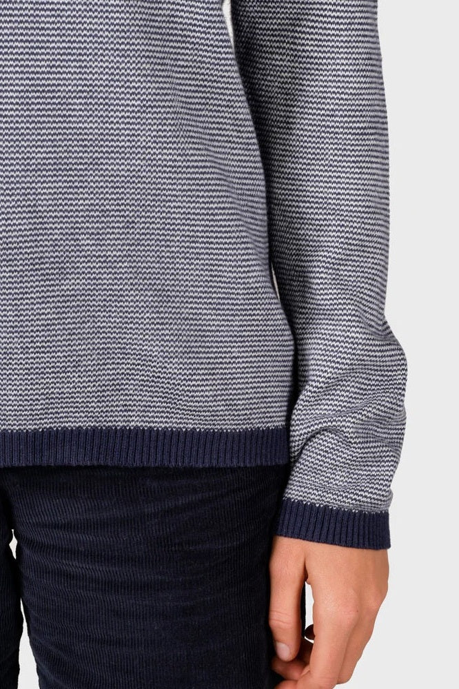Klitmøller W 1396 Rosa Knit Navy Cream