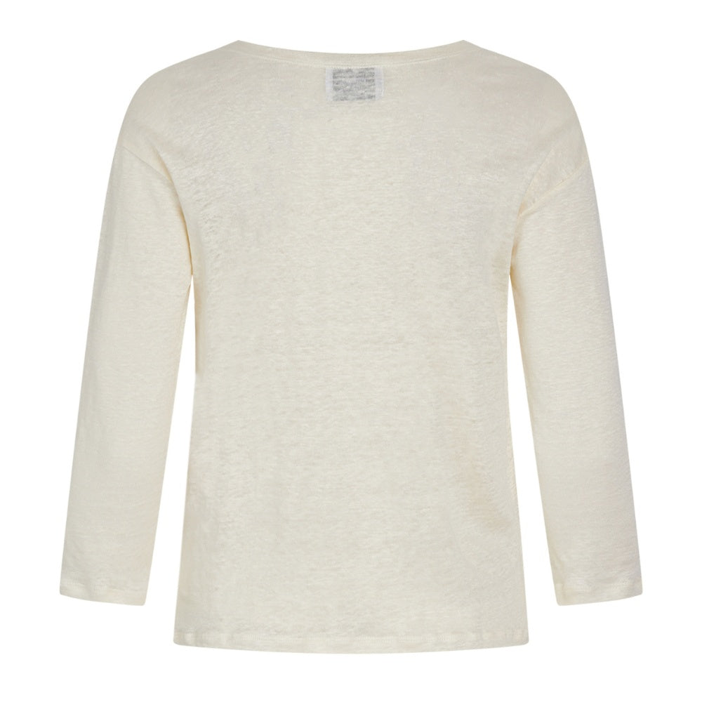 Klitmøller W Gudrun Langærmet T-Shirt Cream