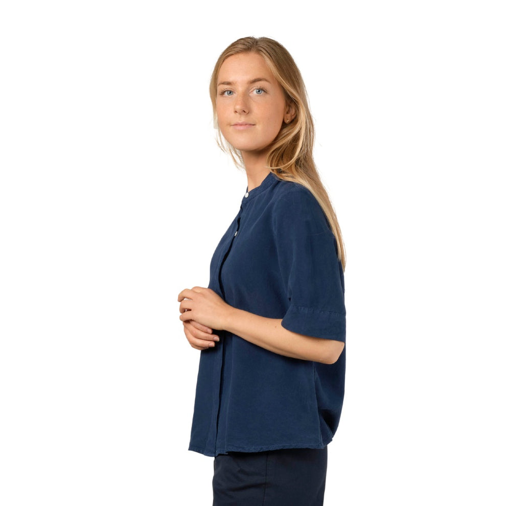 Klitmøller W Solrun T-Shirt Ocean