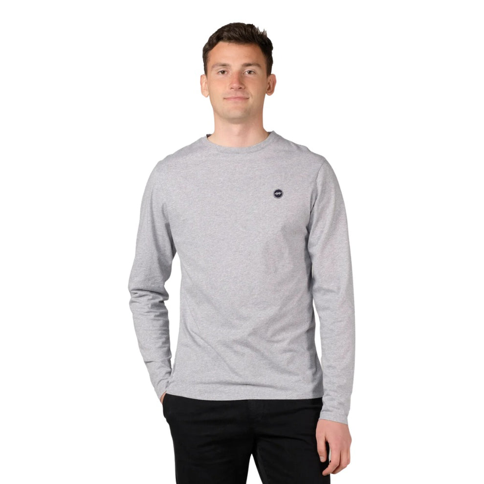 Klitmøller M Linus LS Tee Grey Mel