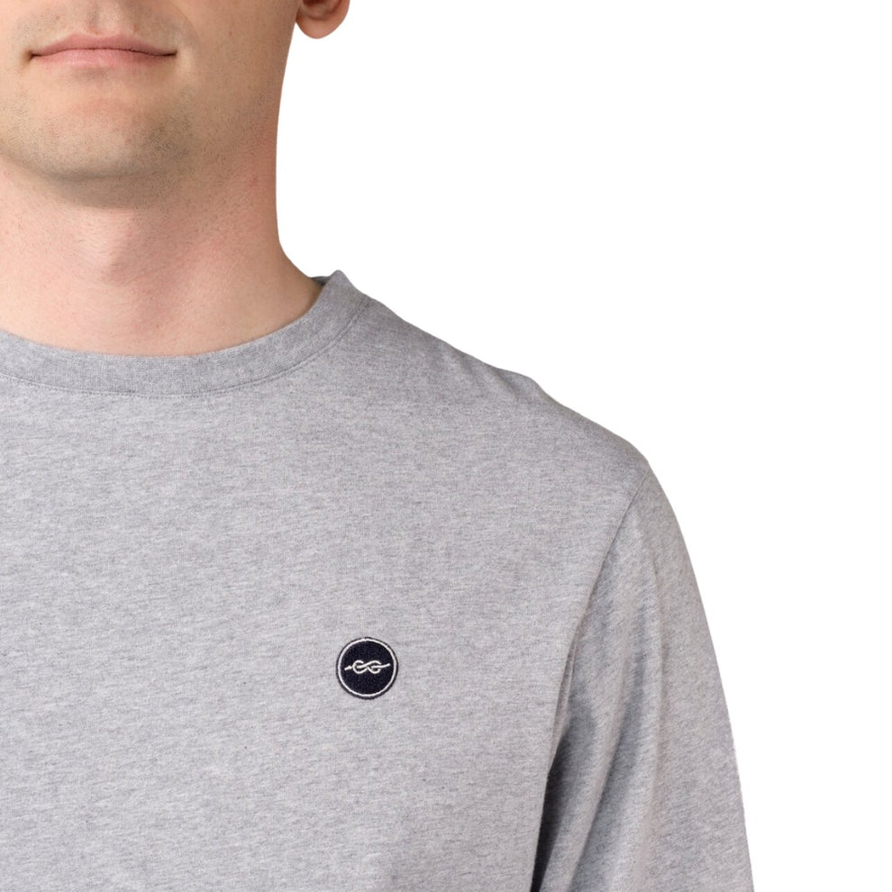 Klitmøller M Linus LS Tee Grey Mel