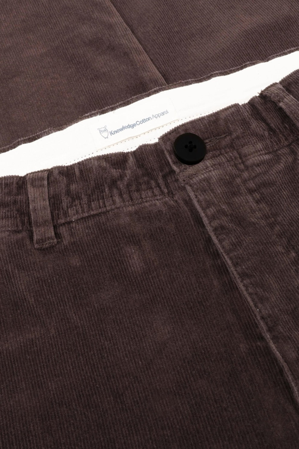 Knowledge Cotton Apparel M Chuck Regular Corduroy Pants 1487 Chocolate Torte