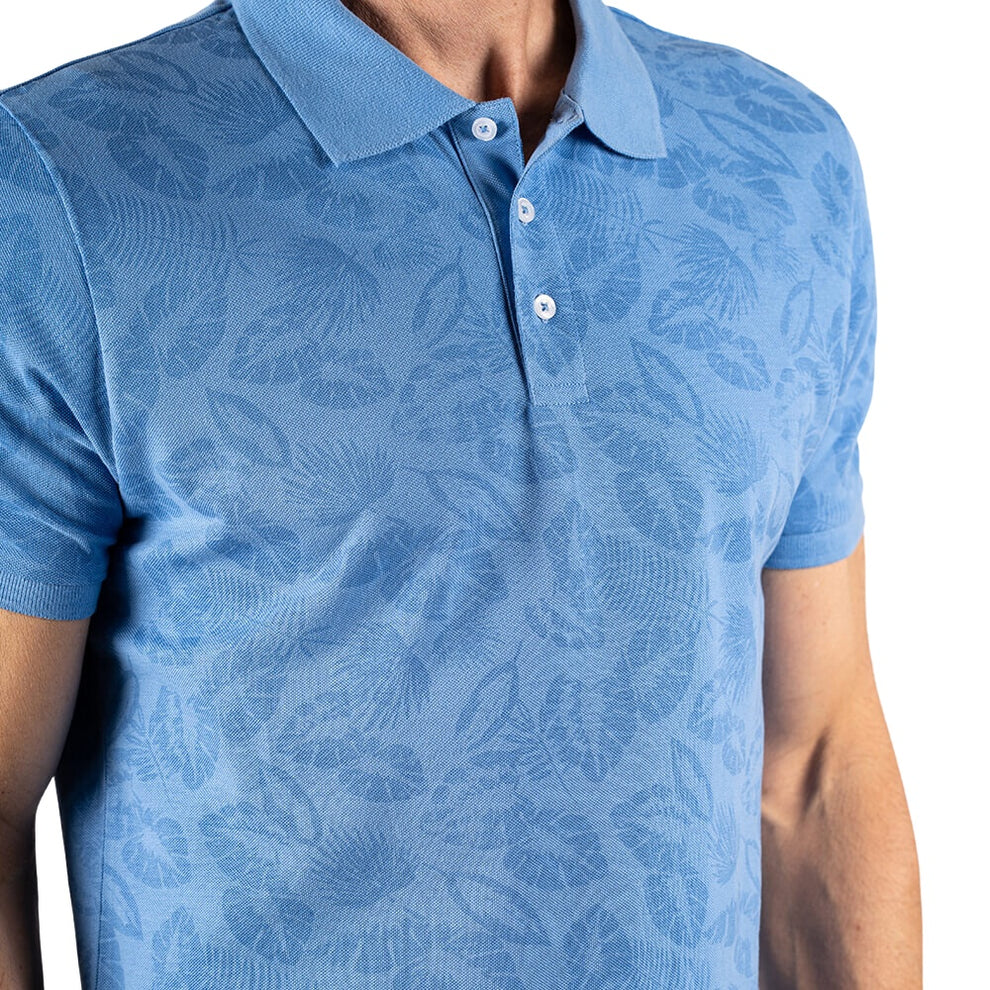 Pre End M Bastian Polo Shirt Water Blue
