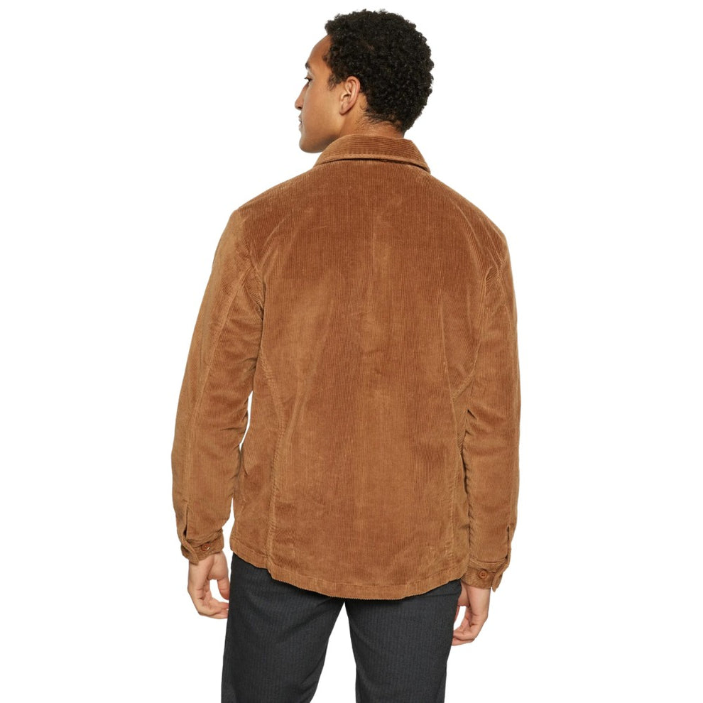 Knowledge Cotton Apparel M Stretched 8-Wales corduroy Overshirt Dashhound