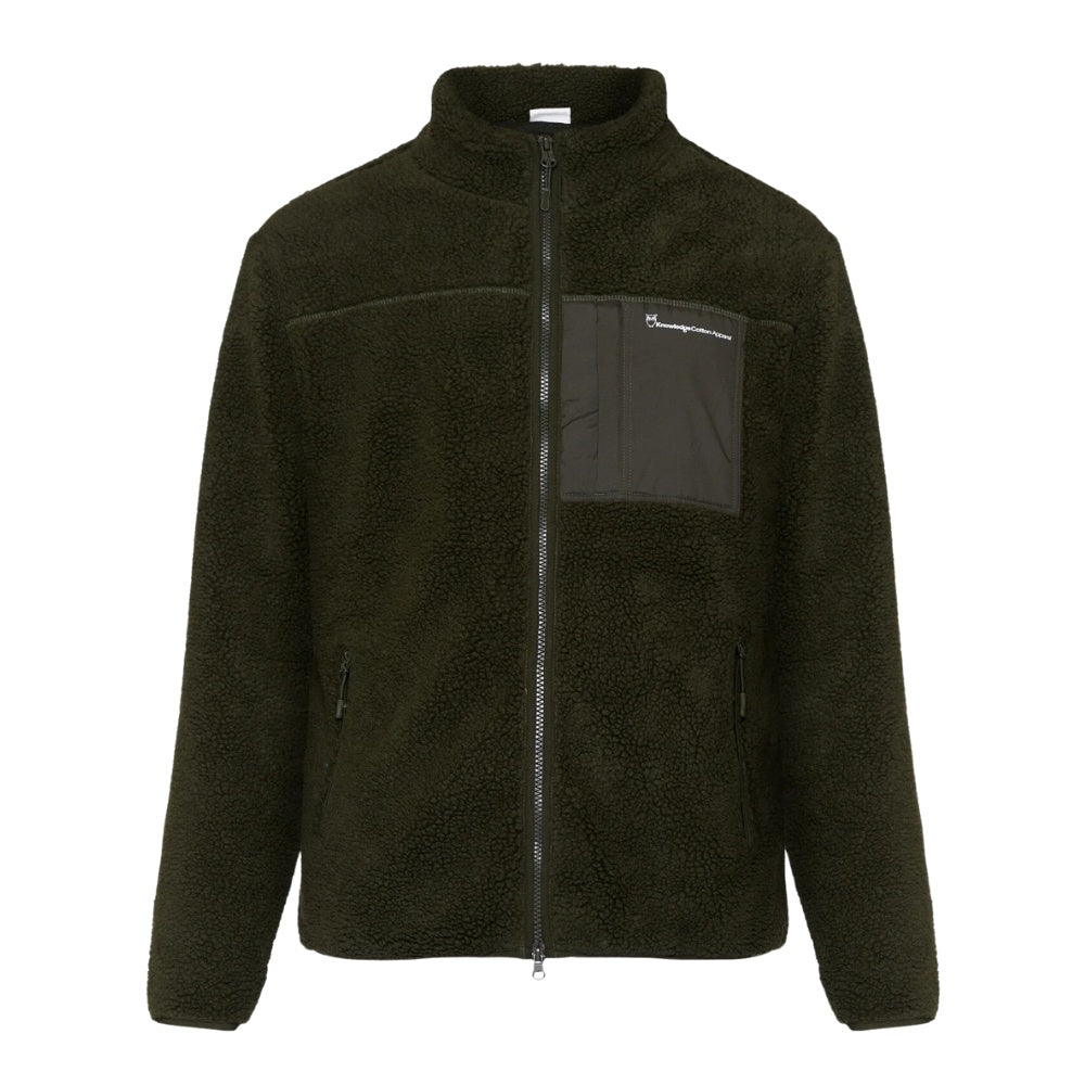 Knowledge cotton apparel zip hoodie Clearance