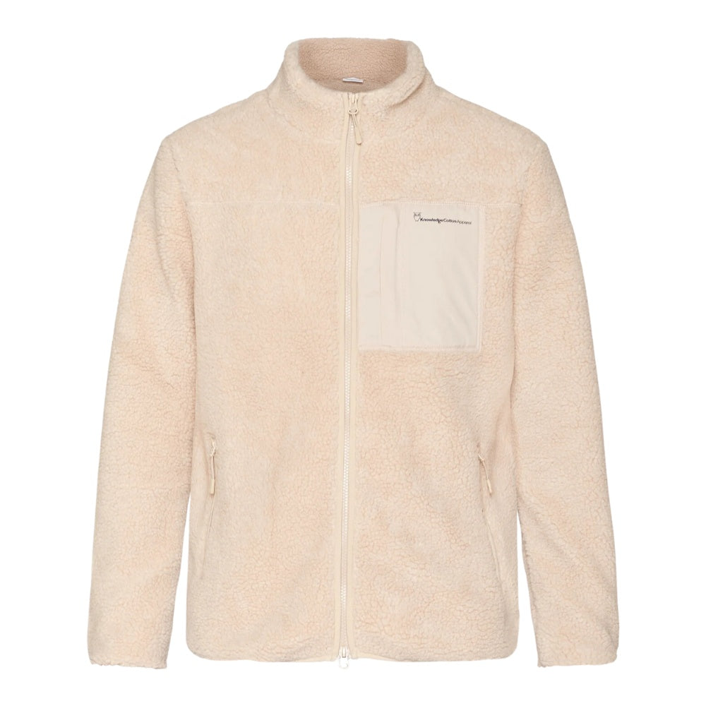 Knowledge Cotton Apparel M Teddy Fleece Zip Sweat Item Colour