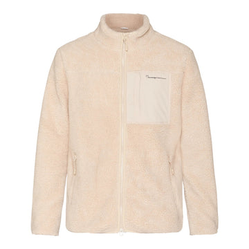 Knowledge Cotton Apparel M Teddy Fleece Zip Sweat Item Colour