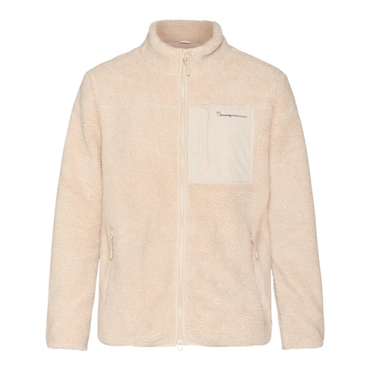 Knowledge Cotton Apparel M Teddy Fleece Zip Sweat Item Colour