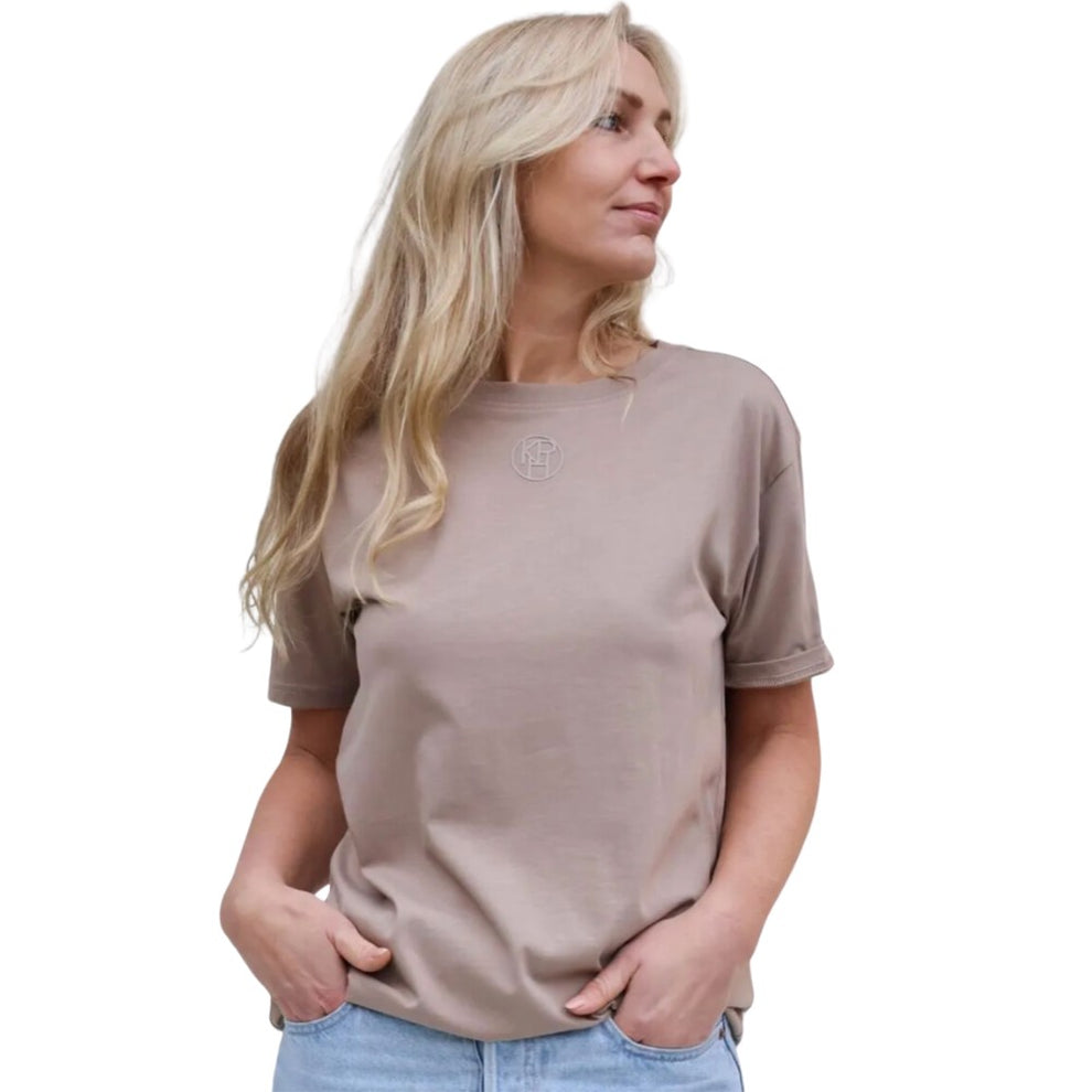 Kopenhaken Studio W Tora Pima Ladies T-shirt Akhil Brown