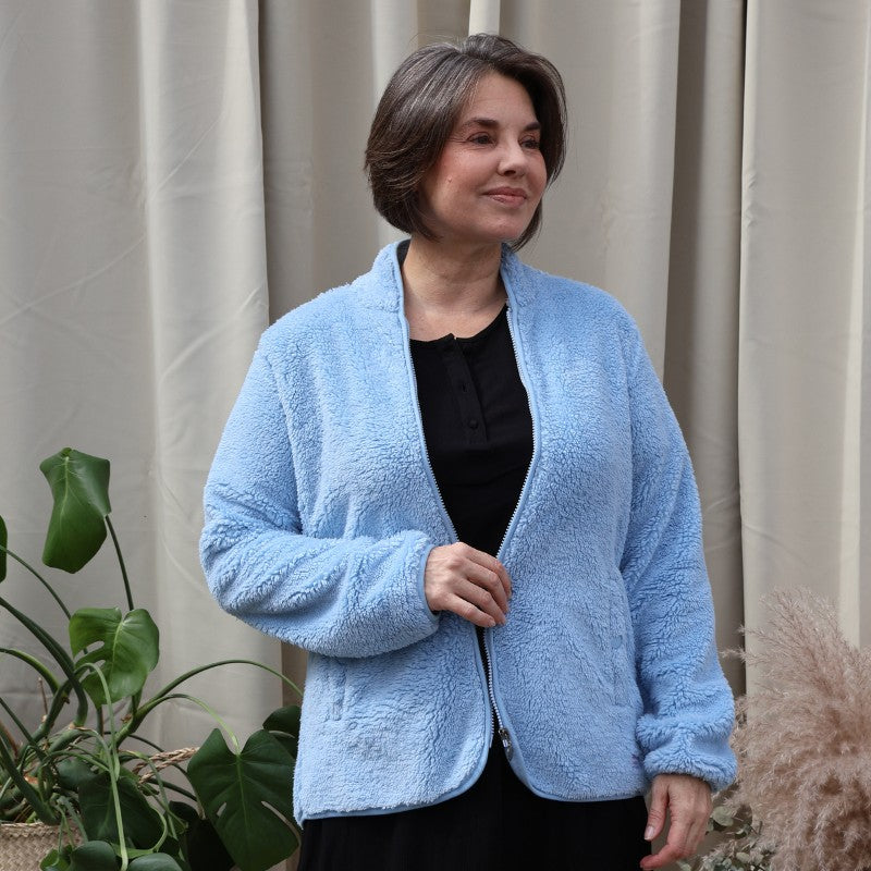 Kopenhaken W Antora Pile Jacket Powder Blue