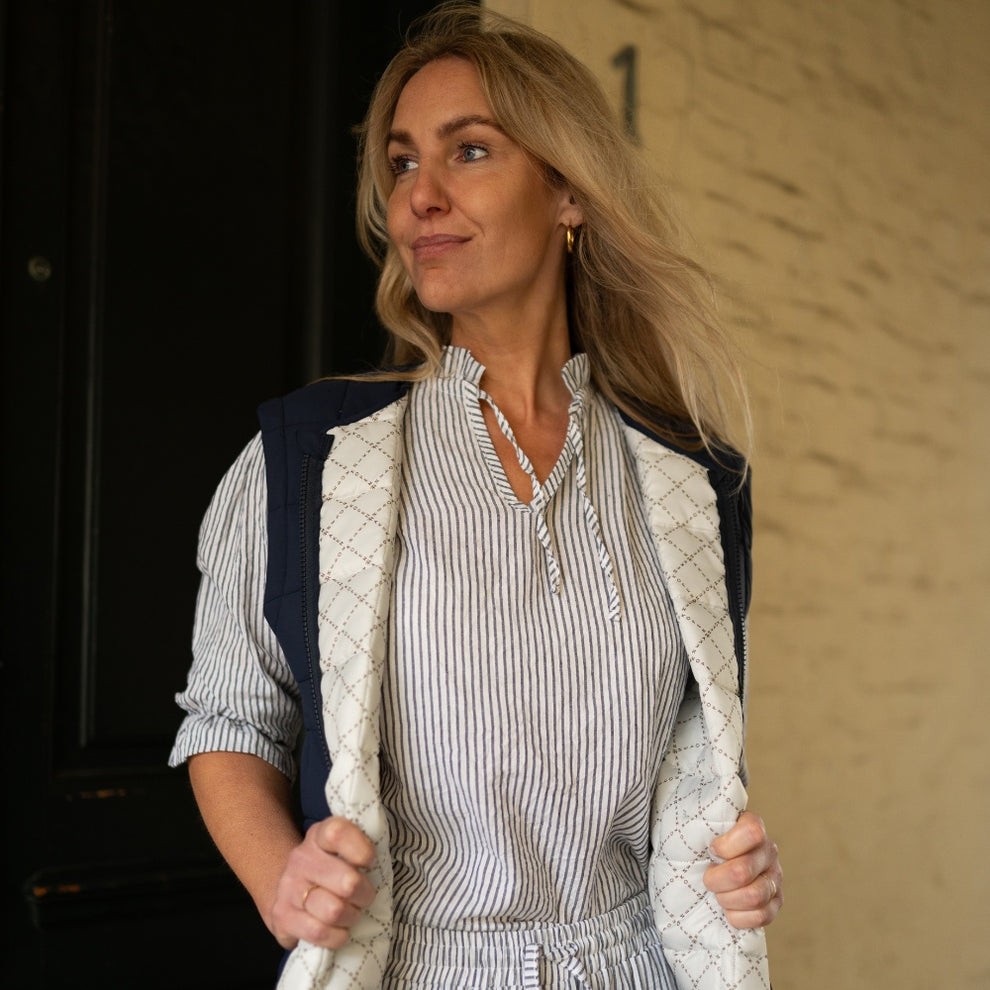 Kopenhaken W Cuenca Skjorte New Navy Stripe