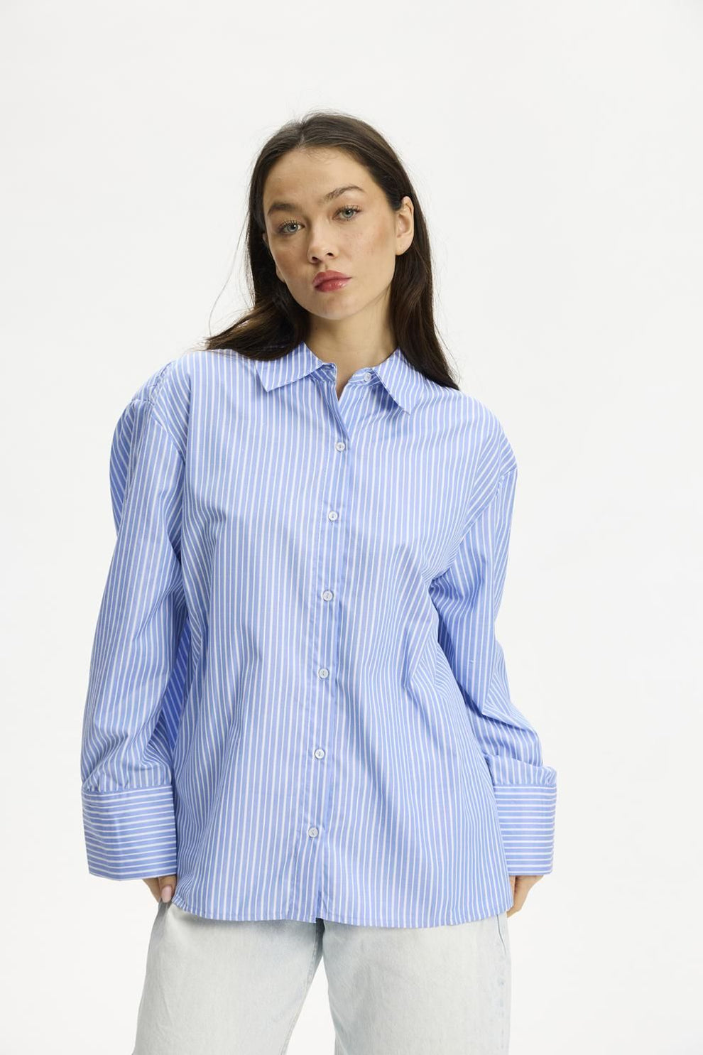 Kopenhaken  W Henne Long Sleeve Shirt Halogen Blue
