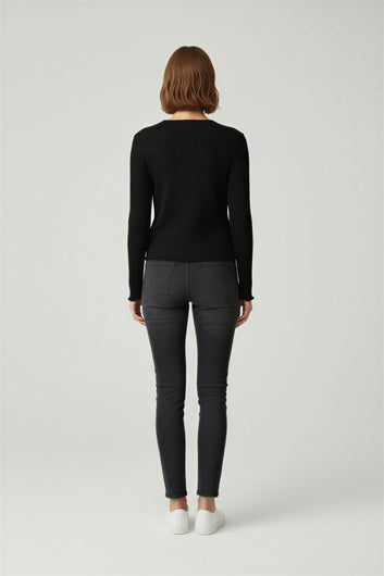 Kopenhaken Soft Cardigan Meteorite - simple full back