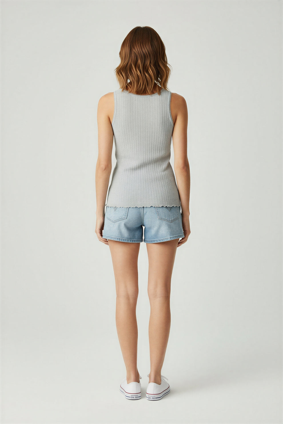 Kopenhaken Soft Top Grey Melange - simple full back