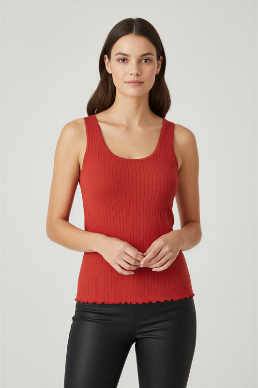 Kopenhaken Soft Top Poppy Red - simple upper front
