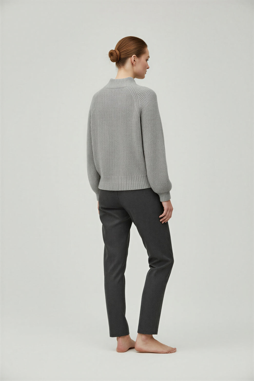 Kopenhaken Studio Turtle Dark Grey Melange - simple full back