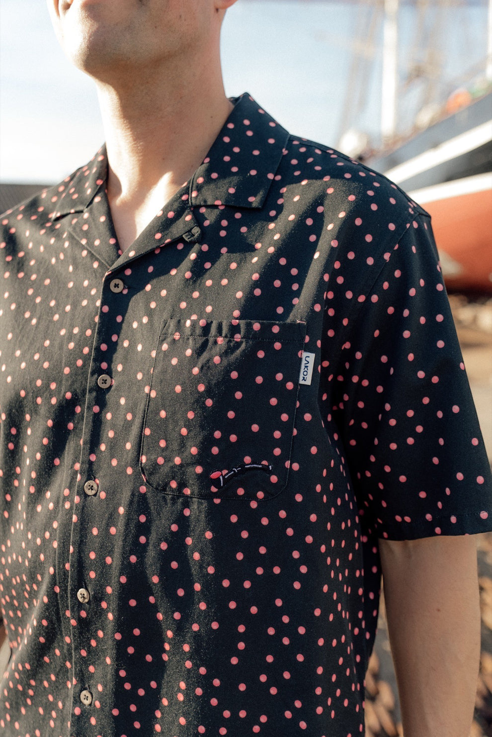 Lakor U Sprinkel Lakridspibe Short Sleeve Shirt Moonless Night