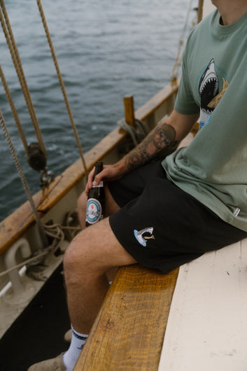 Lakor M Mini Shark Shaka Swim Shorts Moonless Night