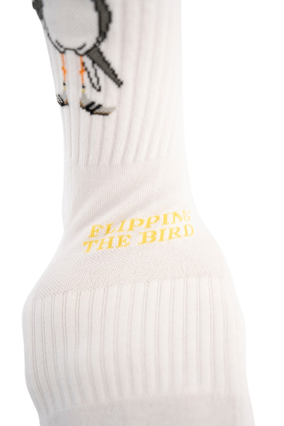 Lakor Flipping The Bird Tennis Socks White