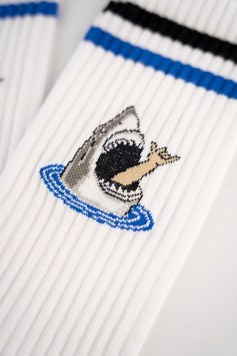 Lakor Shark Shaka Tennis Socks White