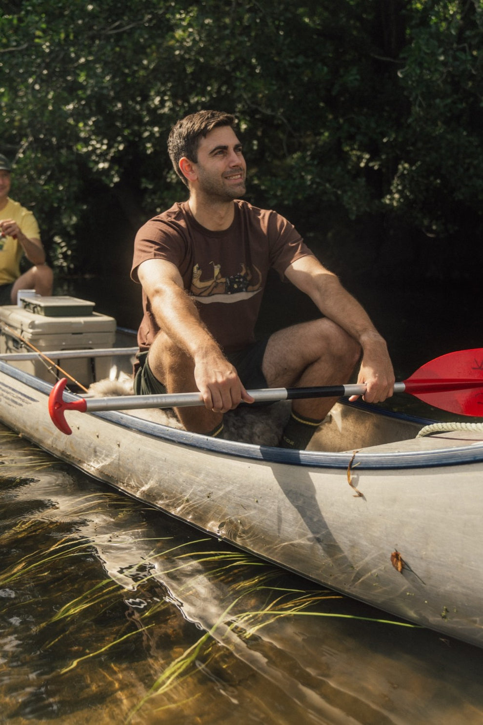 Lakor Otter Vacation T-shirt Chicory Coffee