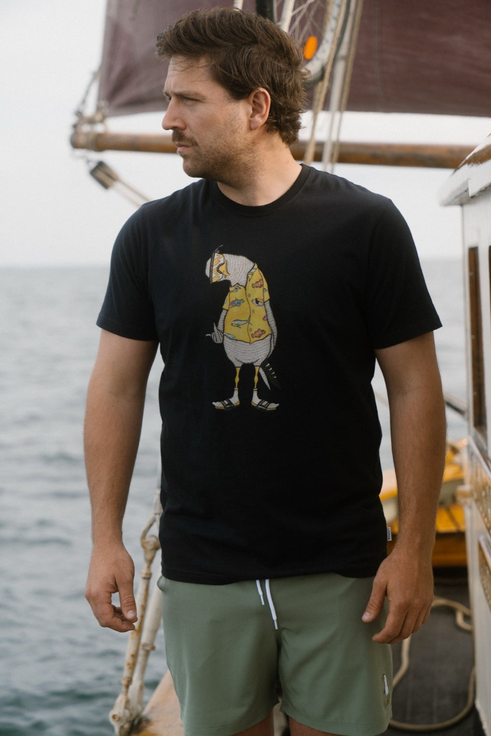 Lakor Flipping The Bird T-shirt Moonless Night